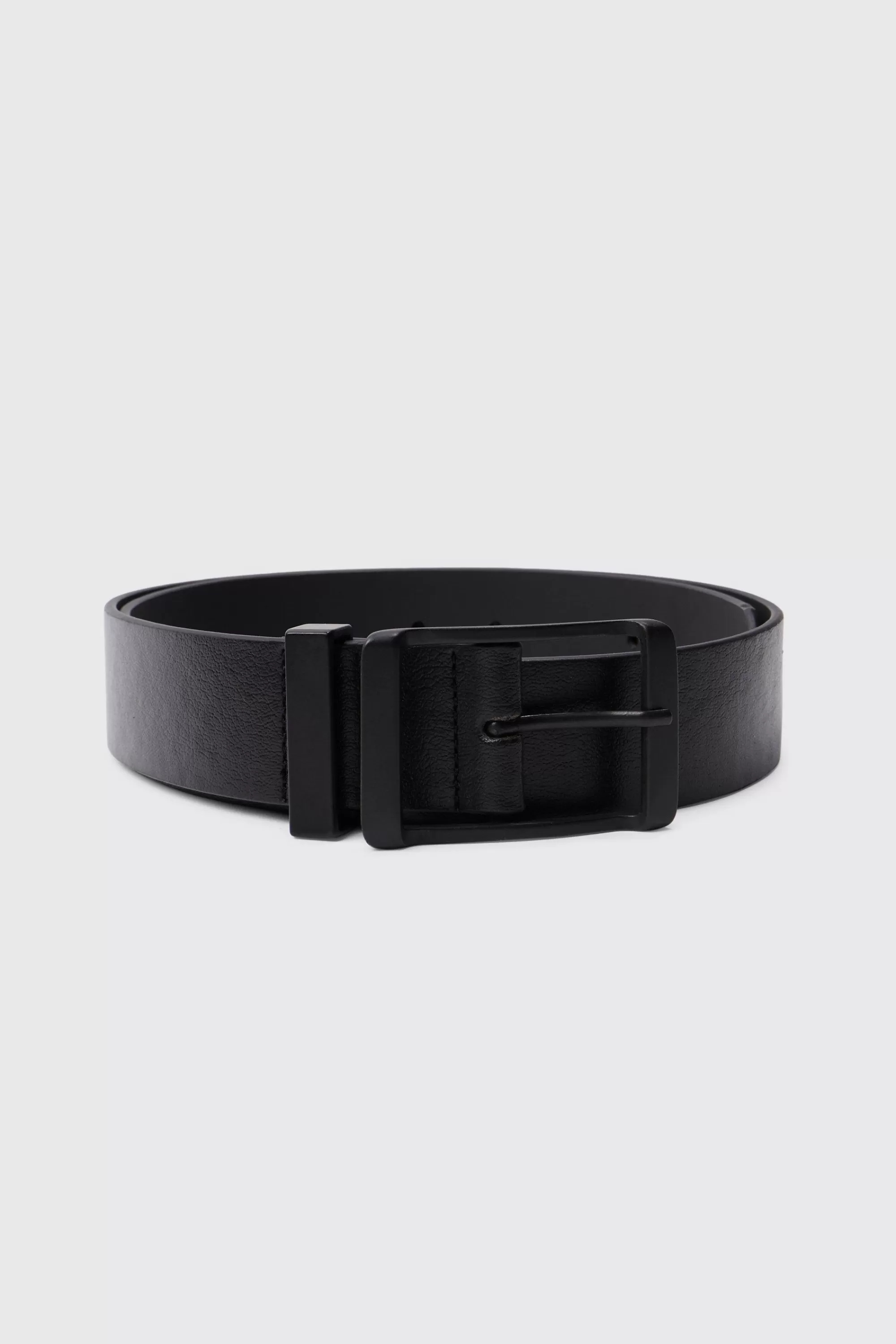 boohooMAN Tonal Faux Leather Belt | UK
