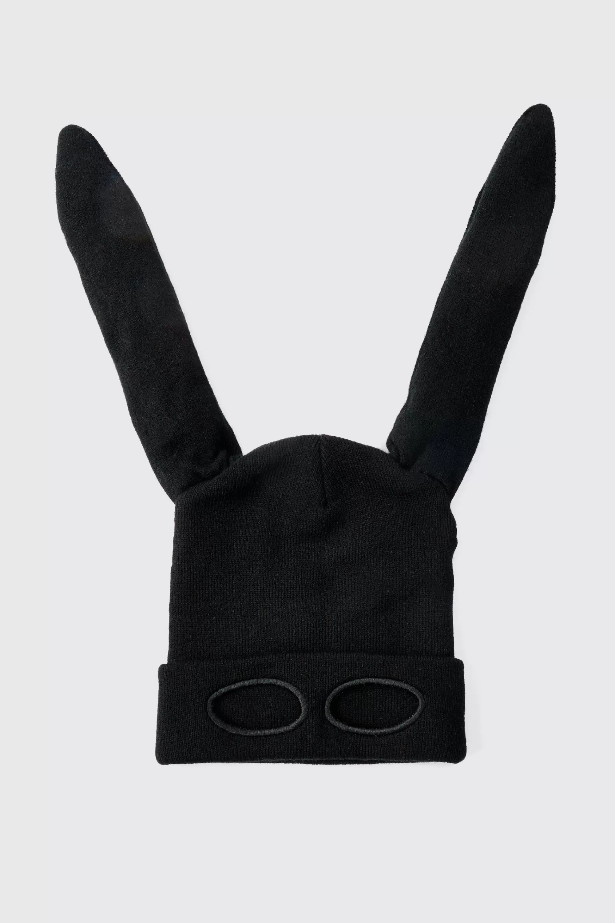 boohooMAN Trippie Redd Ribbed Bunny Ears Beanie In | UK