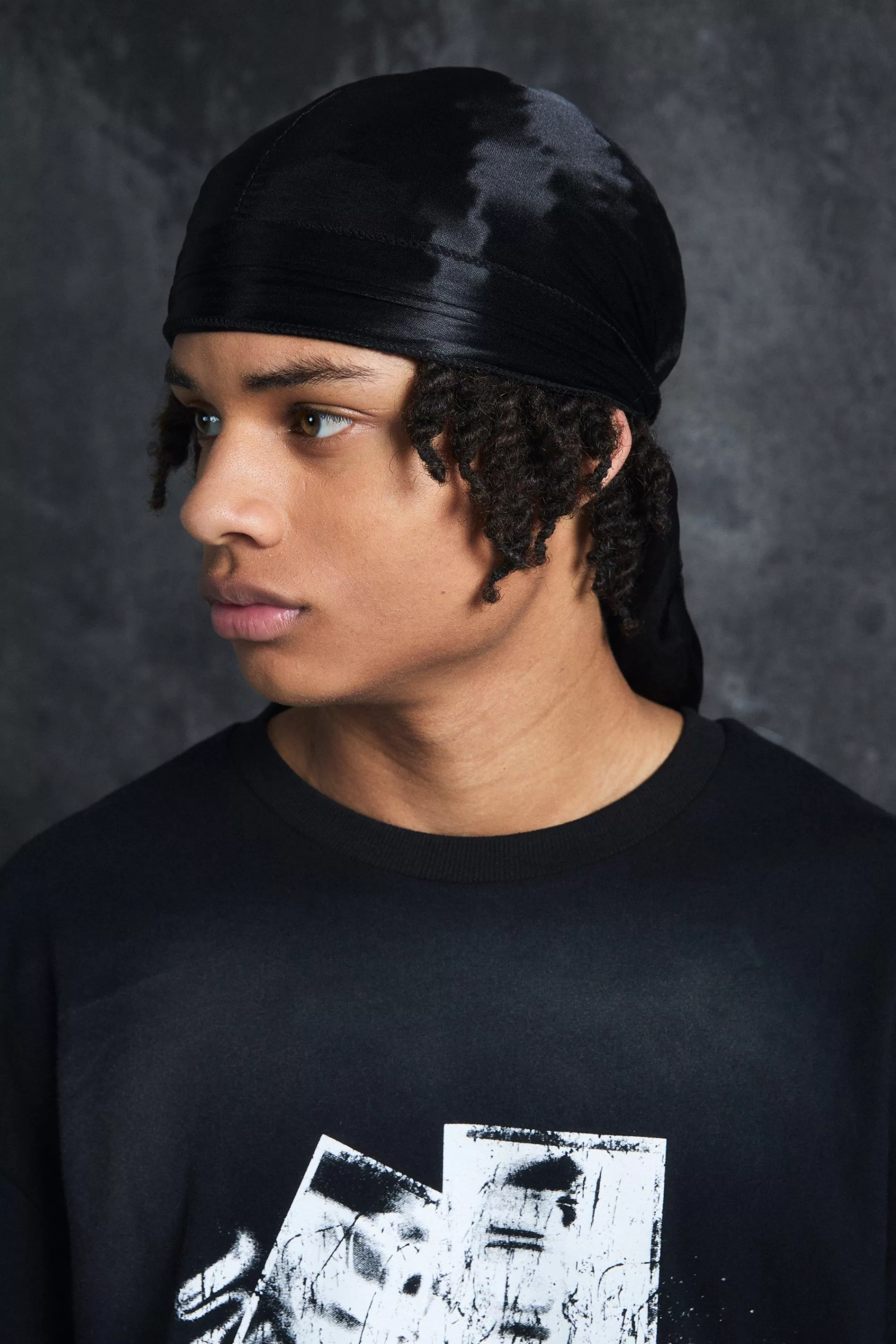 boohooMAN Trippie Redd Satin Durag In | UK
