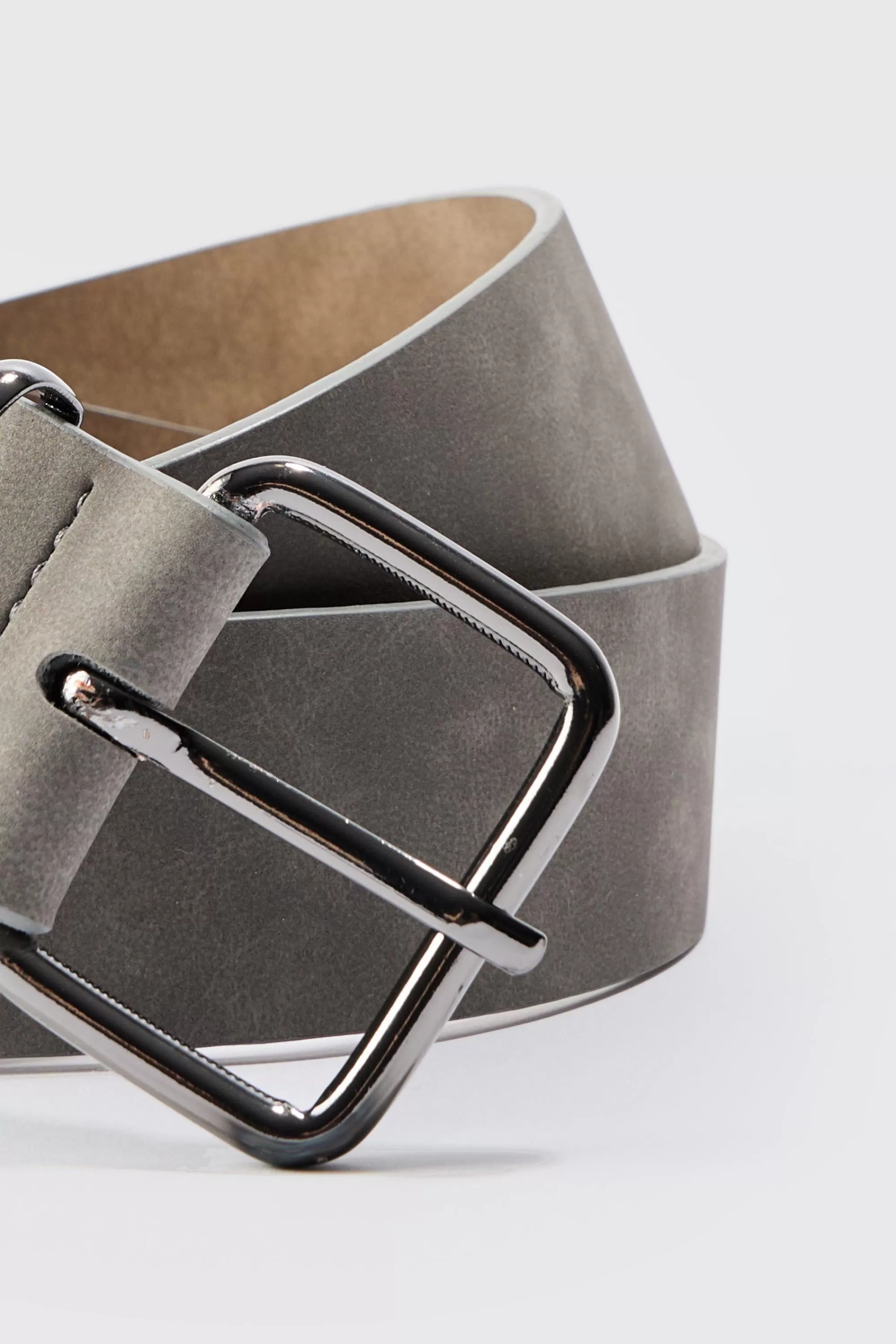 boohooMAN Vintage Look Pu Belt | UK