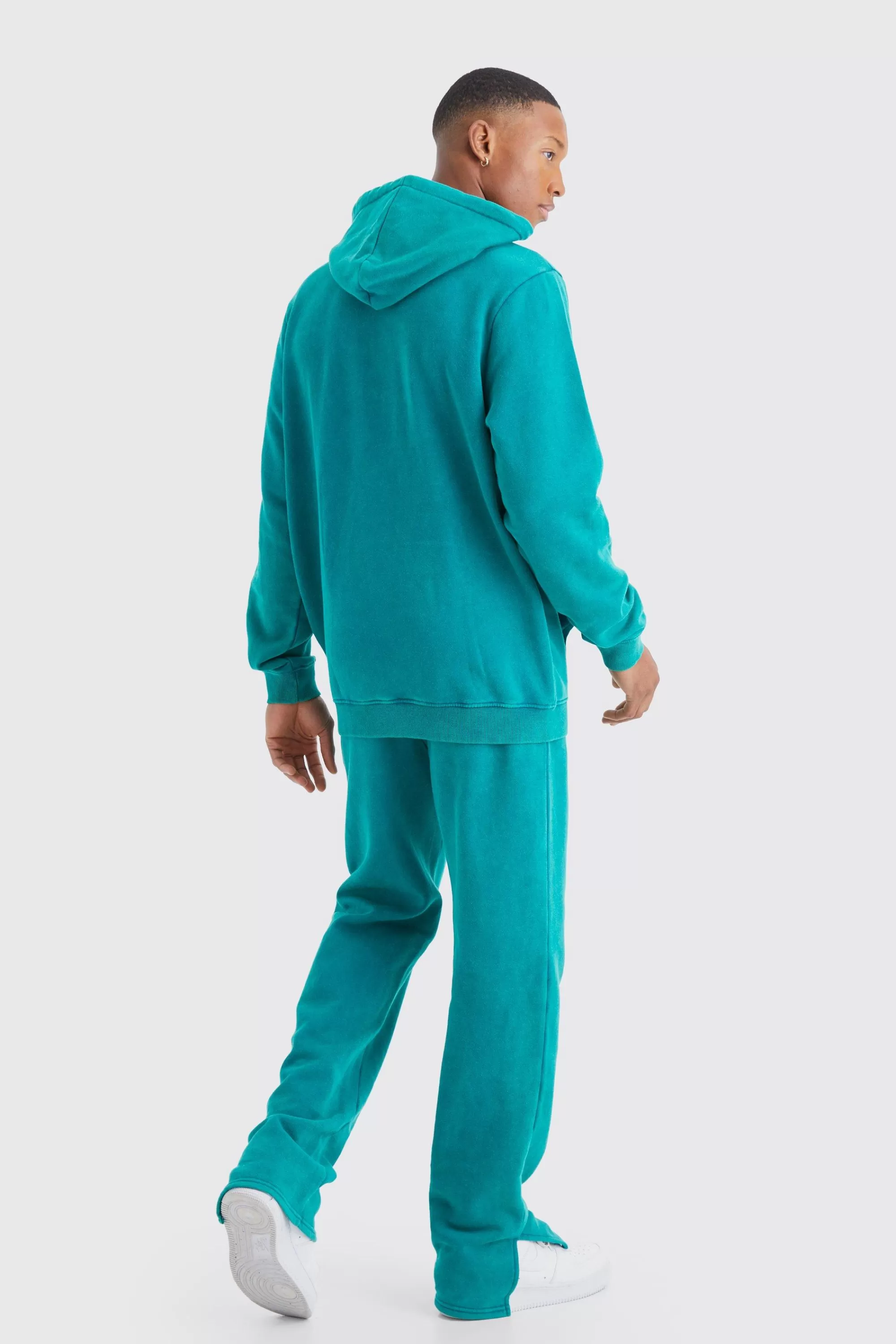 boohooMAN Washed Over Head Hoodie | UK