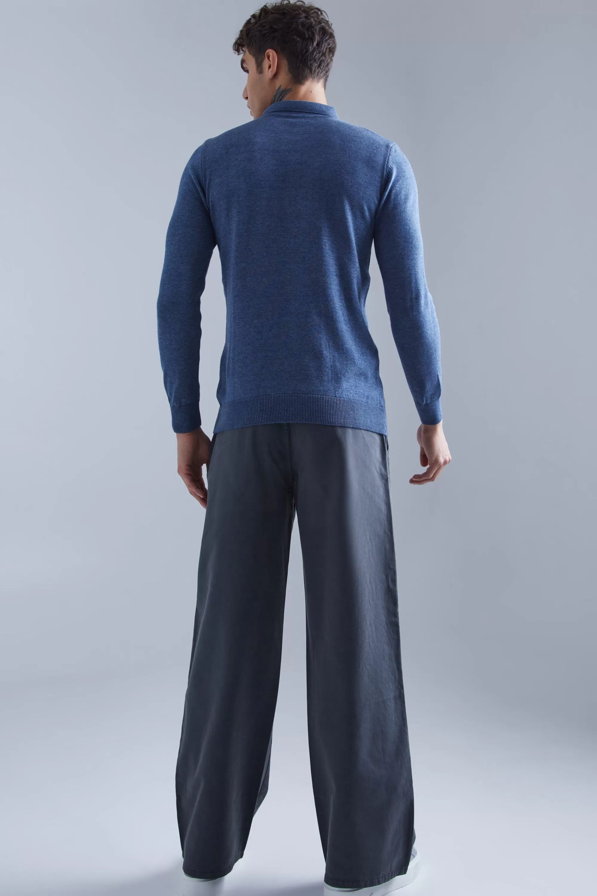boohooMAN Wide Fit Chino Trouser | UK