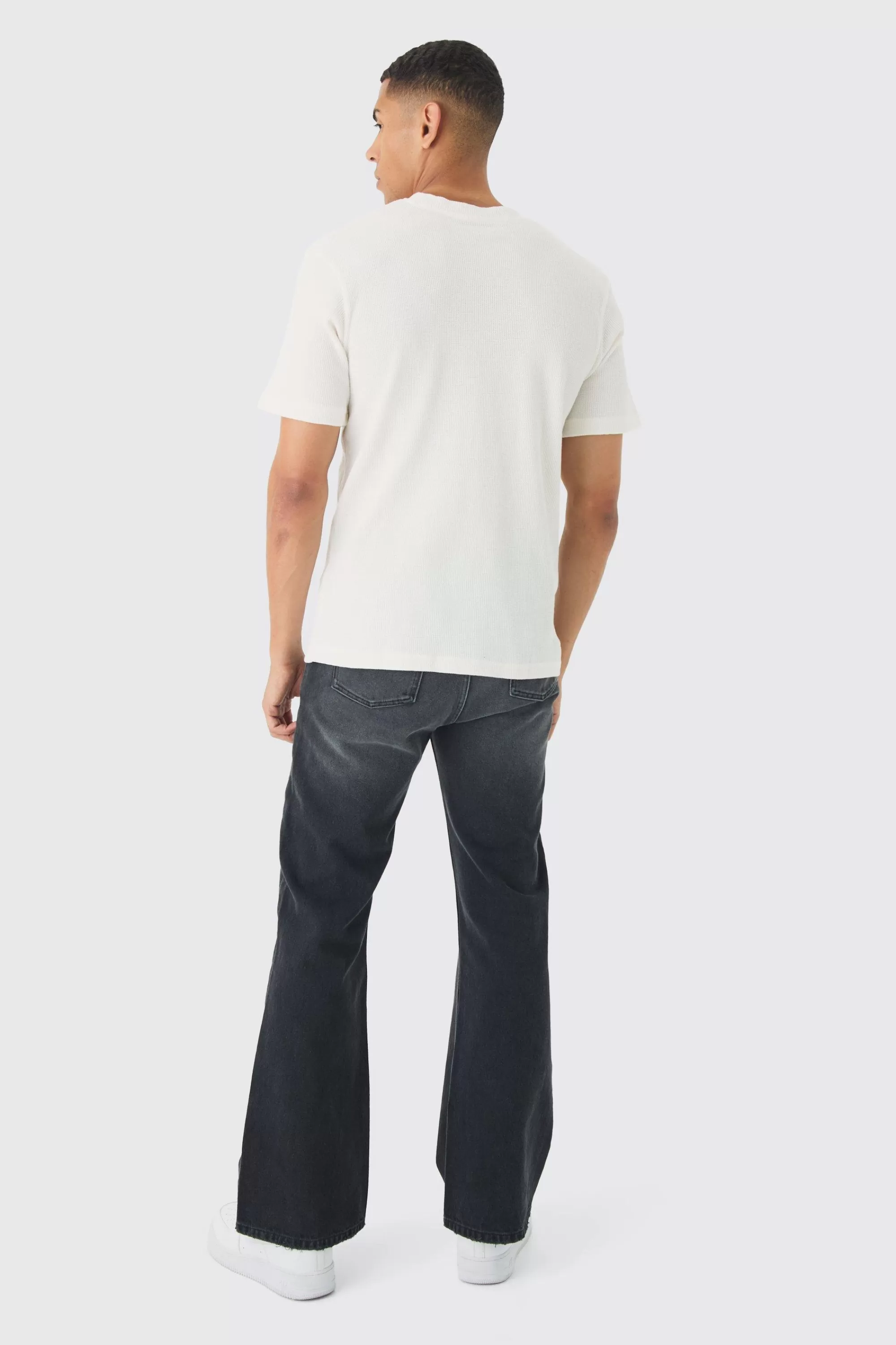 boohooMAN Woven Tab Lounge Top | UK