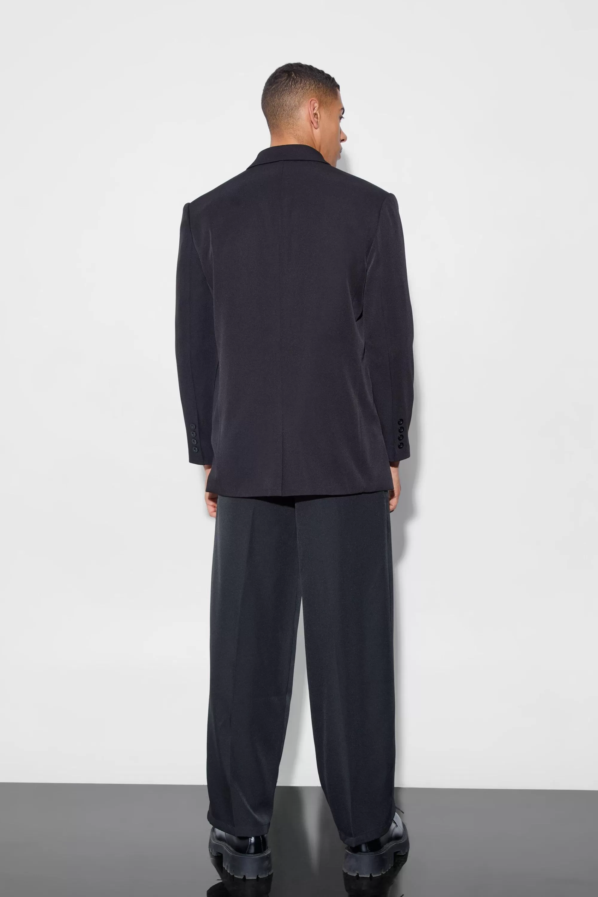 boohooMAN Zip Front Detail Blazer | UK