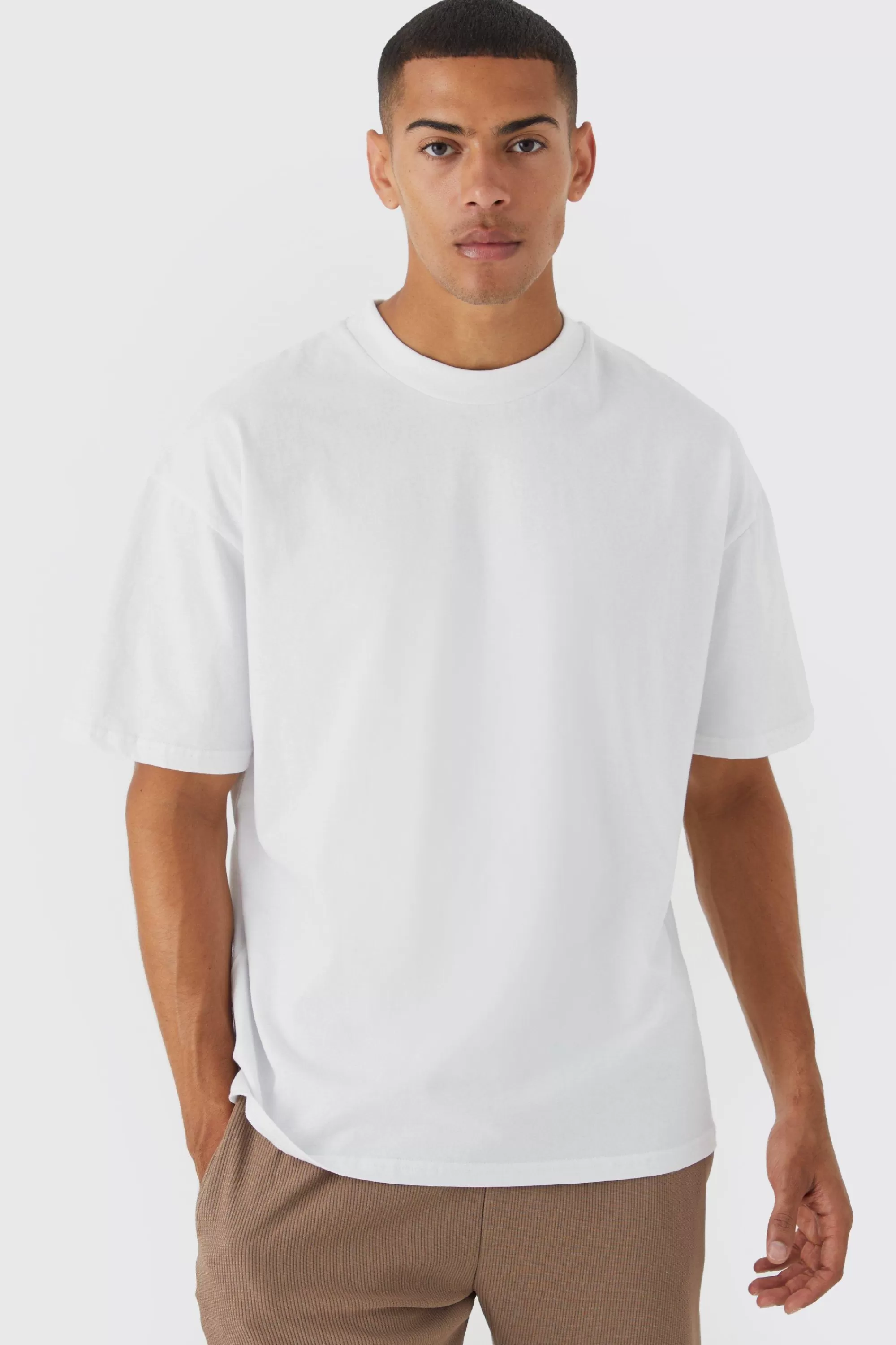 boohooMAN 2 Pack Oversized Heavy Weight T-shirt | UK black Store
