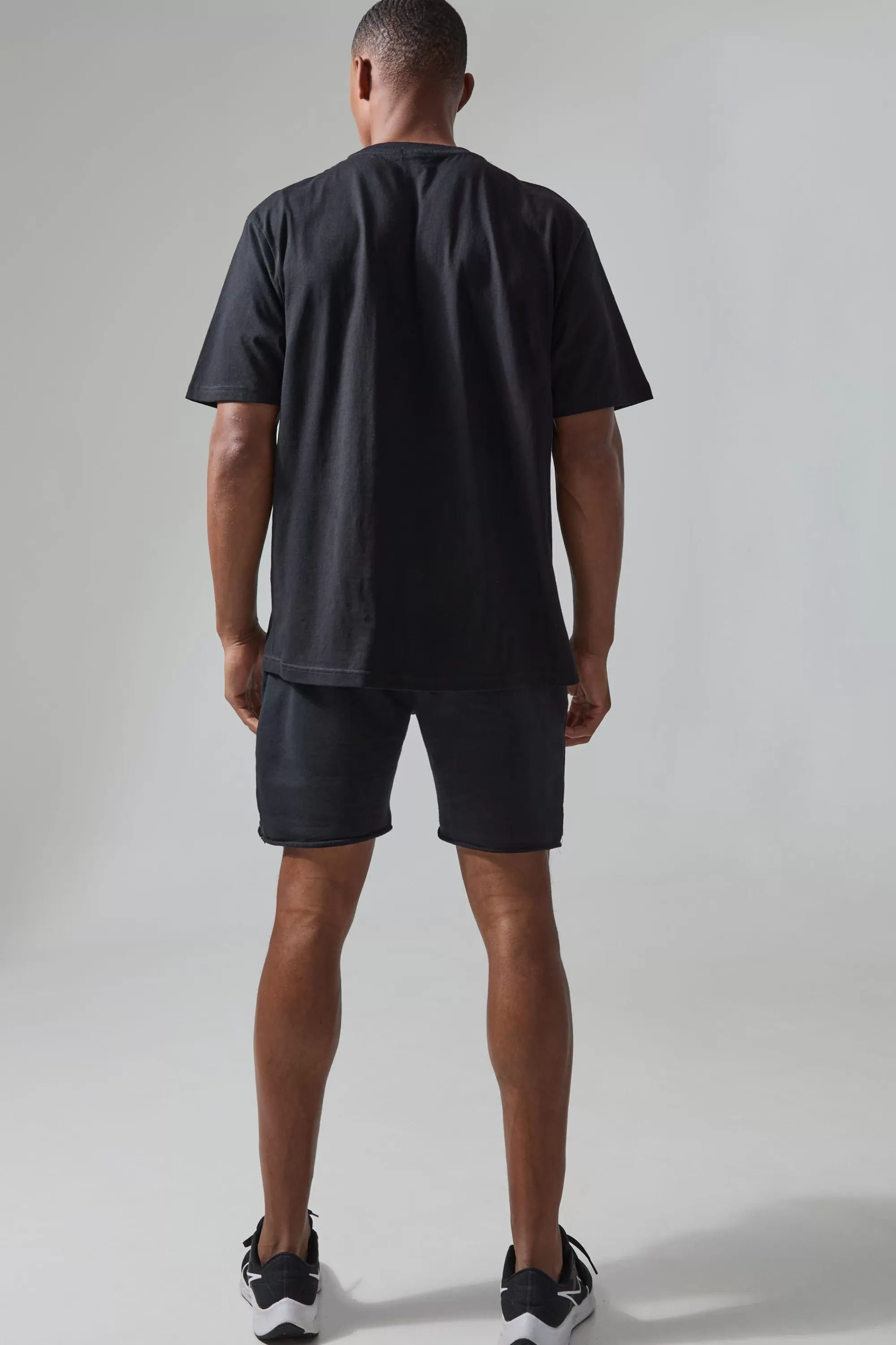 boohooMAN Active Batman Athletics License Oversized T-shirt | UK black Flash Sale