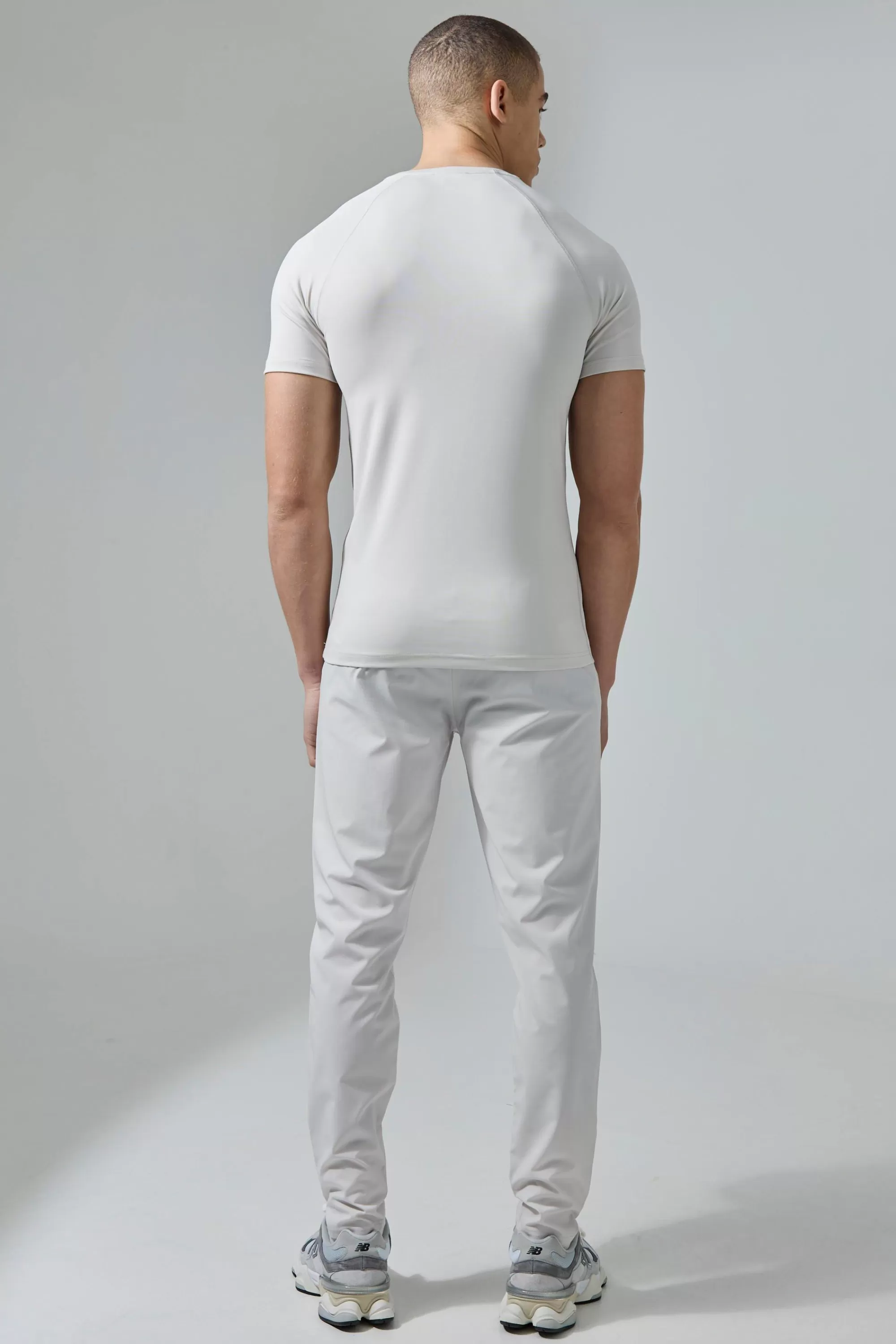 boohooMAN Active Training Dept Muscle Fit T-shirt | UK light grey Fashion