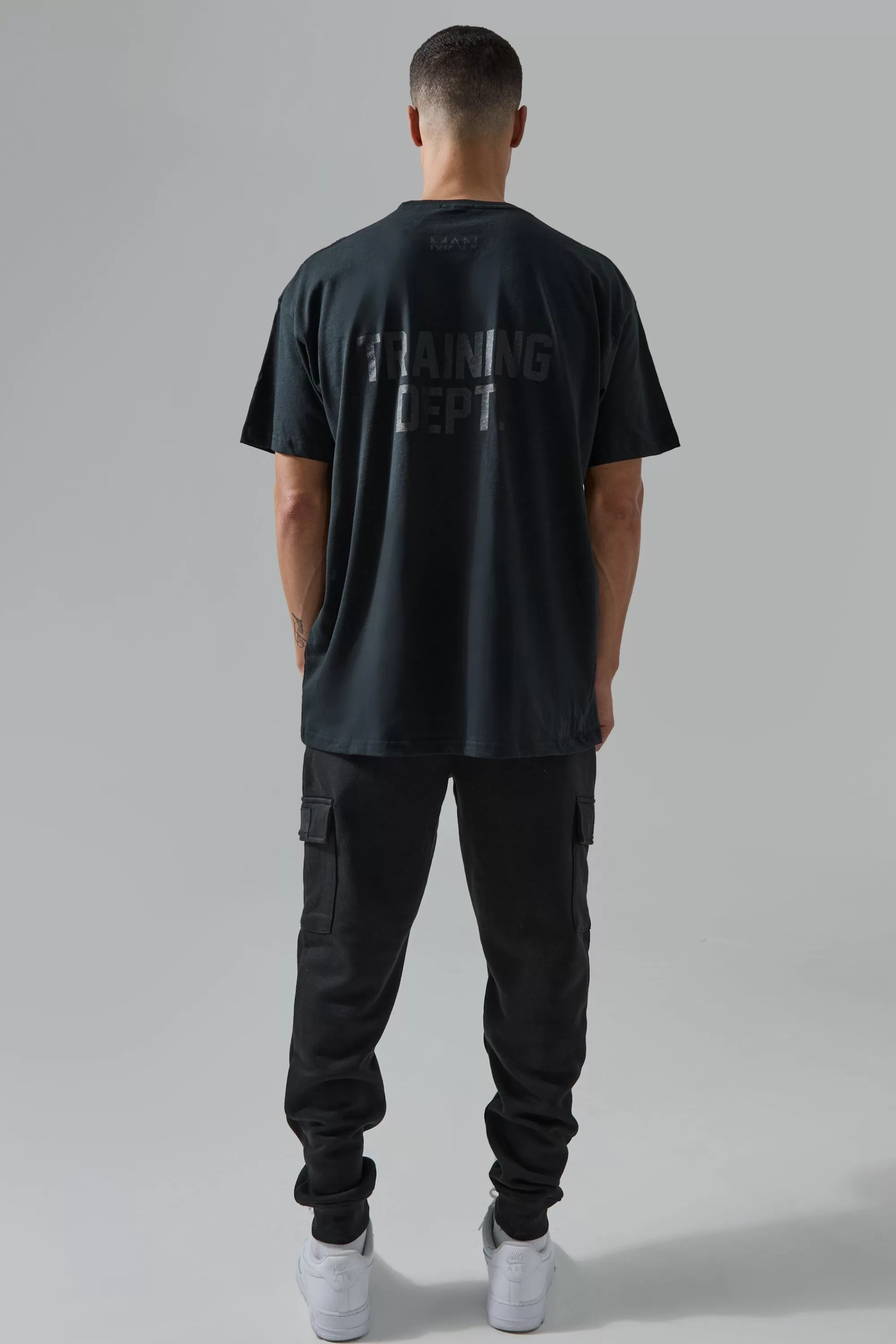 boohooMAN Active Training Dept Oversized Tshirt | UK black Hot
