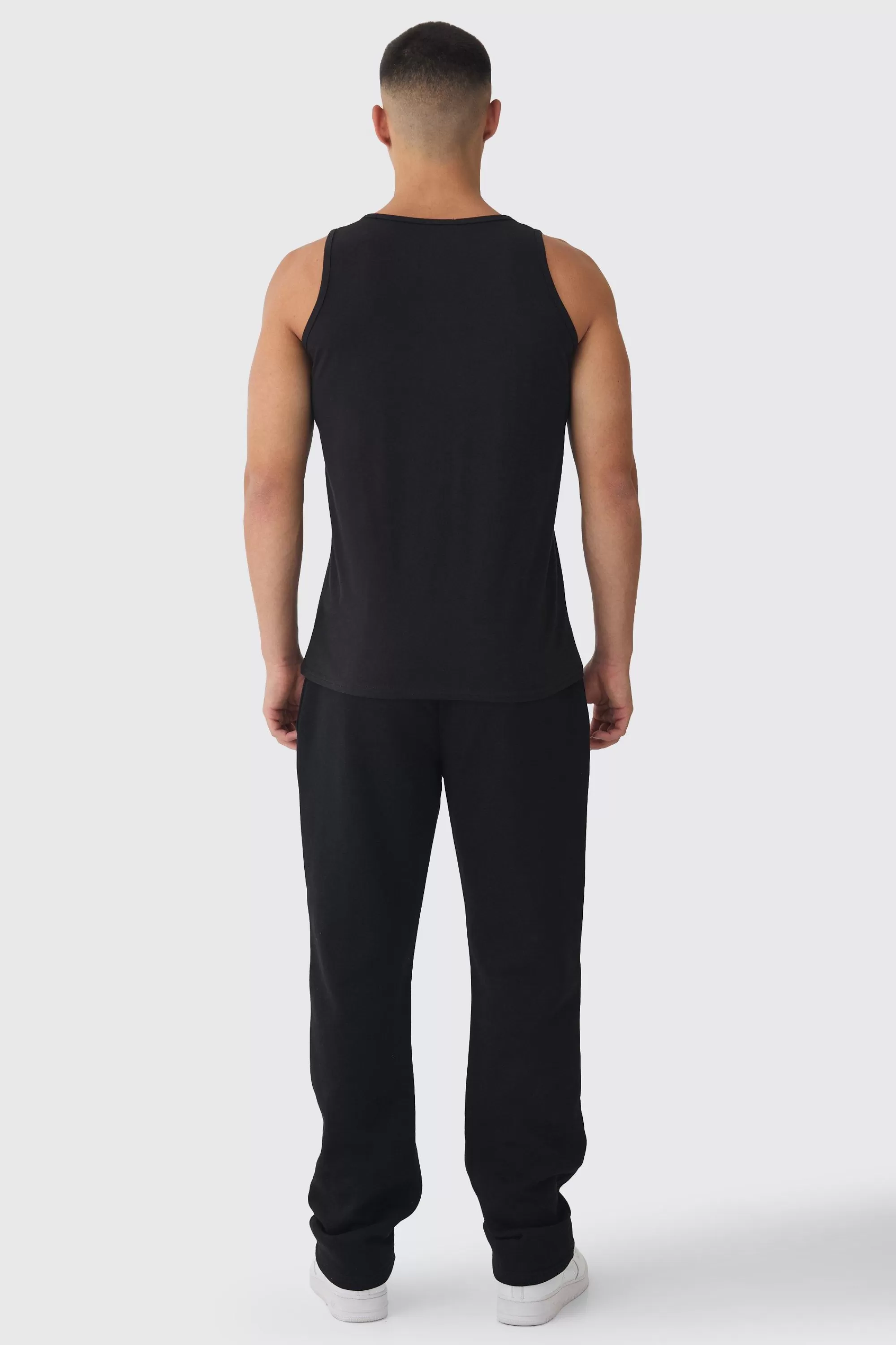 boohooMAN Basic Vest | UK black Best Sale