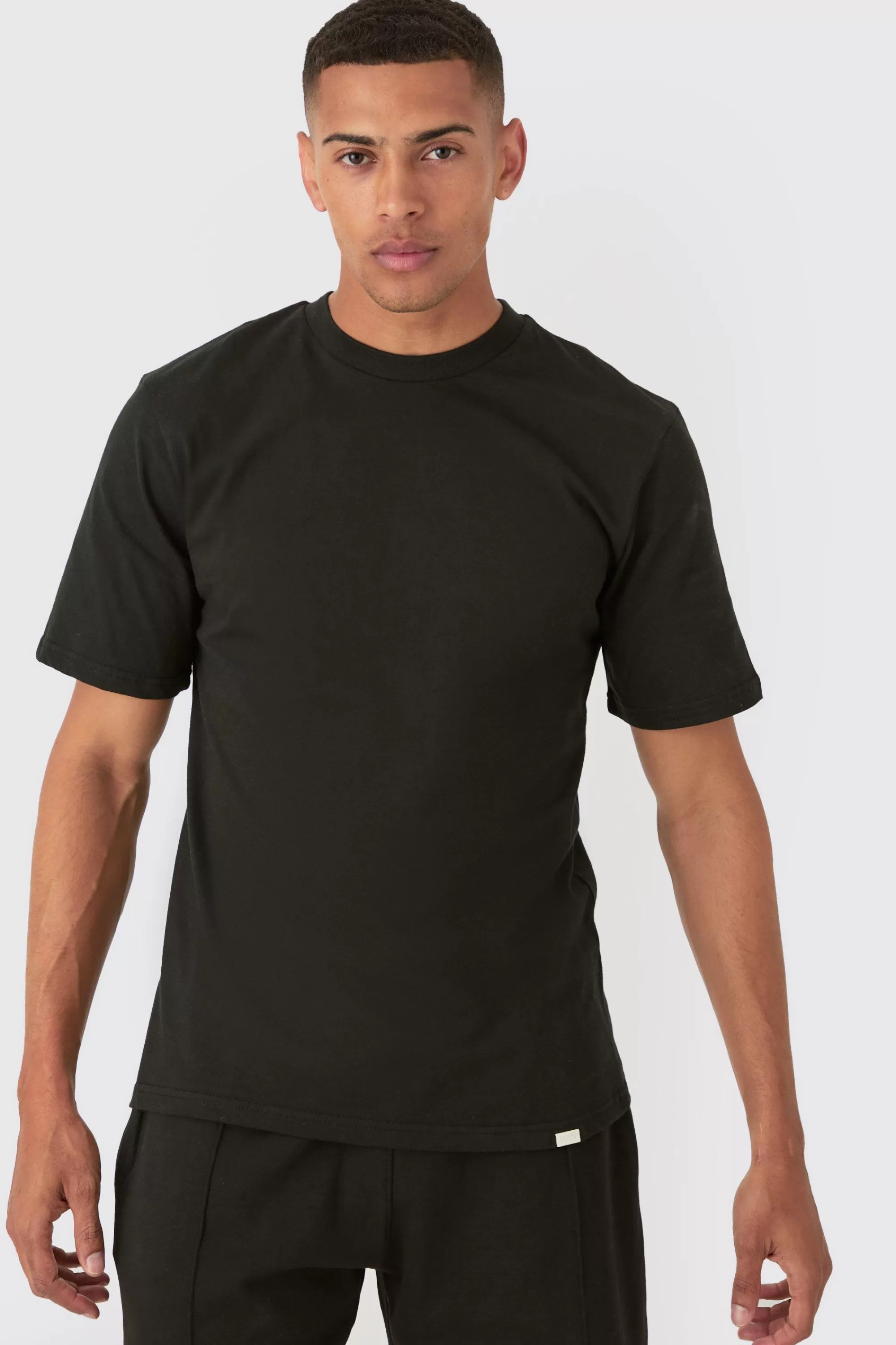 boohooMAN Heavyweight T-shirt | UK black Cheap