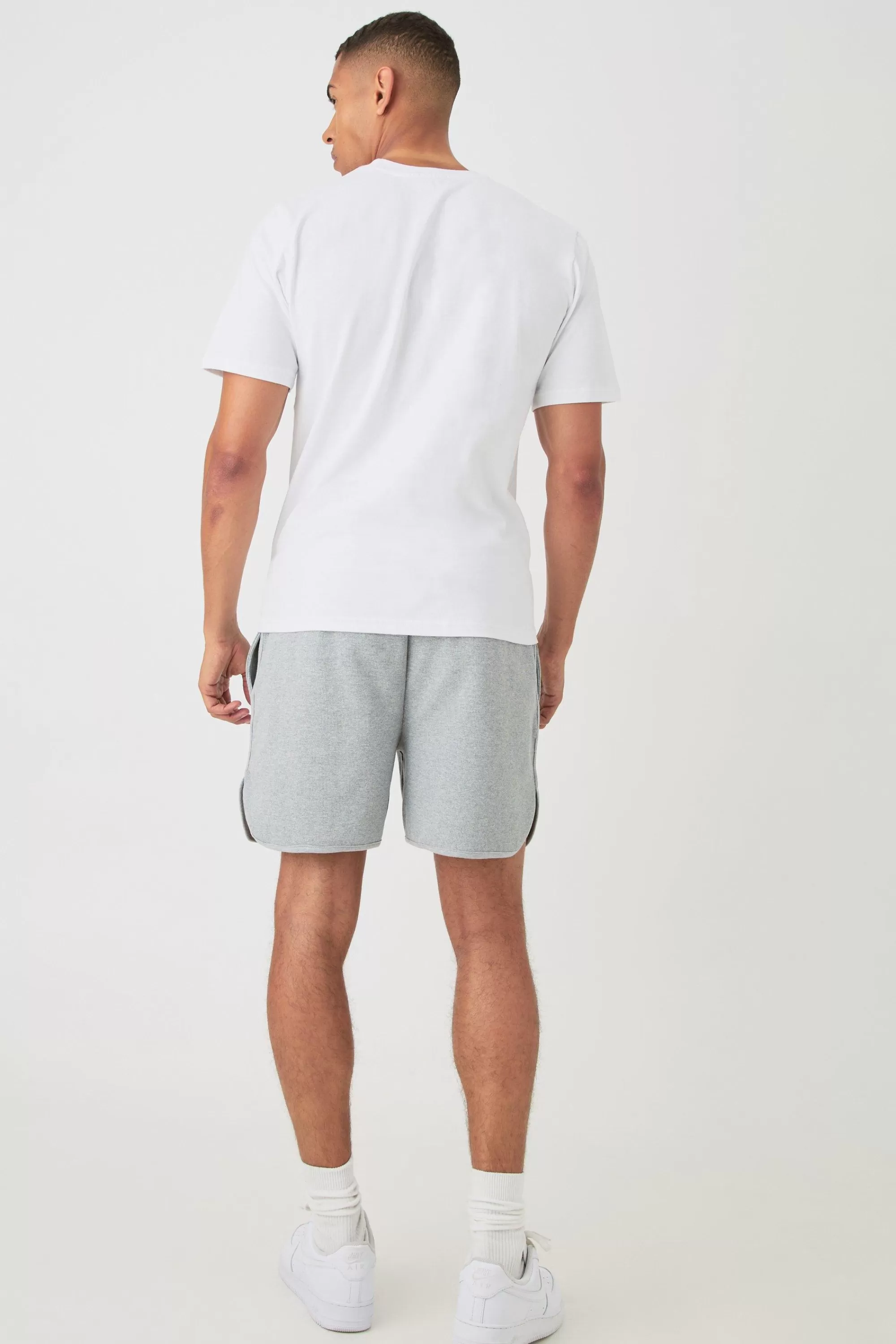 boohooMAN Heavyweight T-shirt | UK white Clearance
