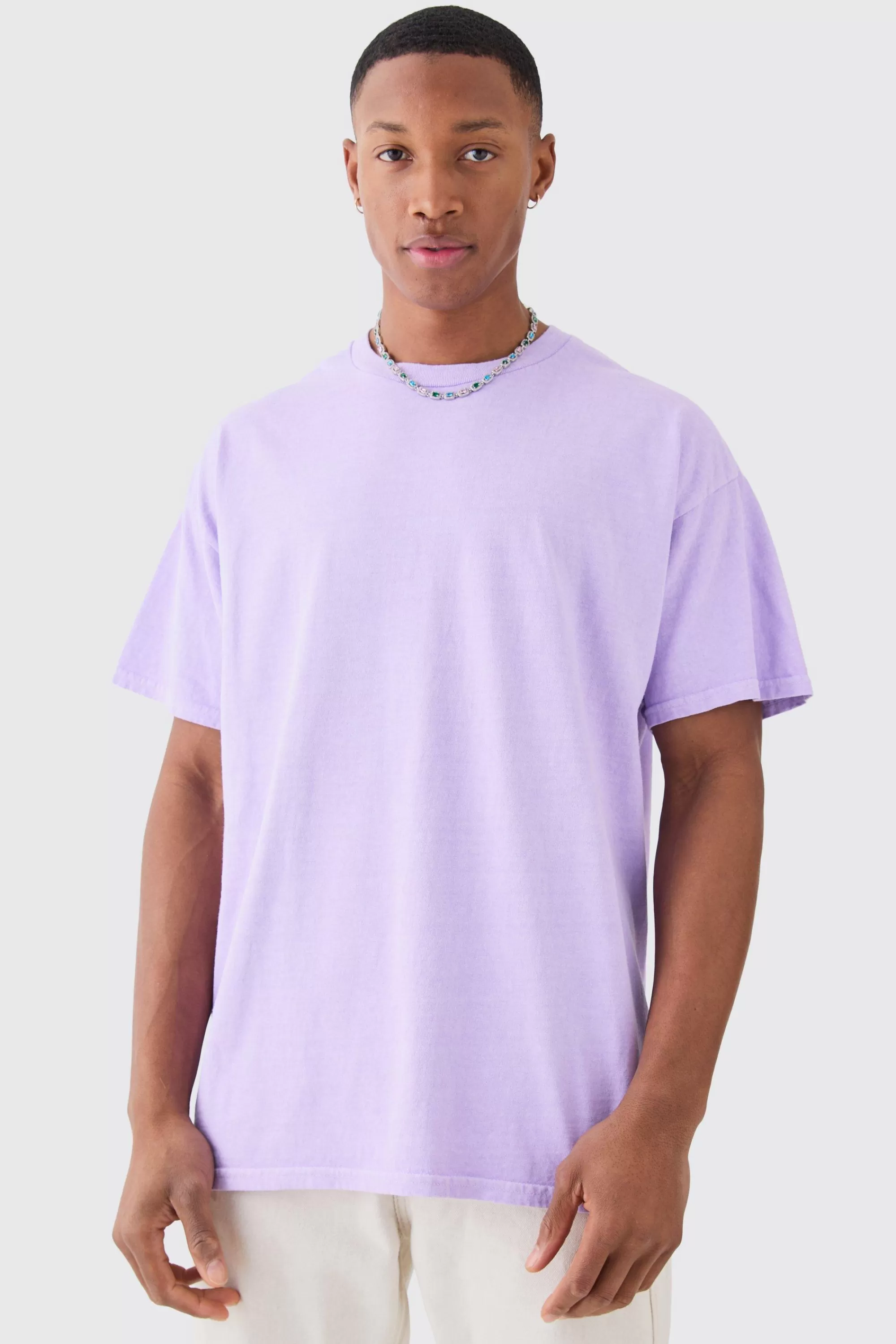 boohooMAN Oversized Toy Story Wash Alien License T-shirt | UK purple New