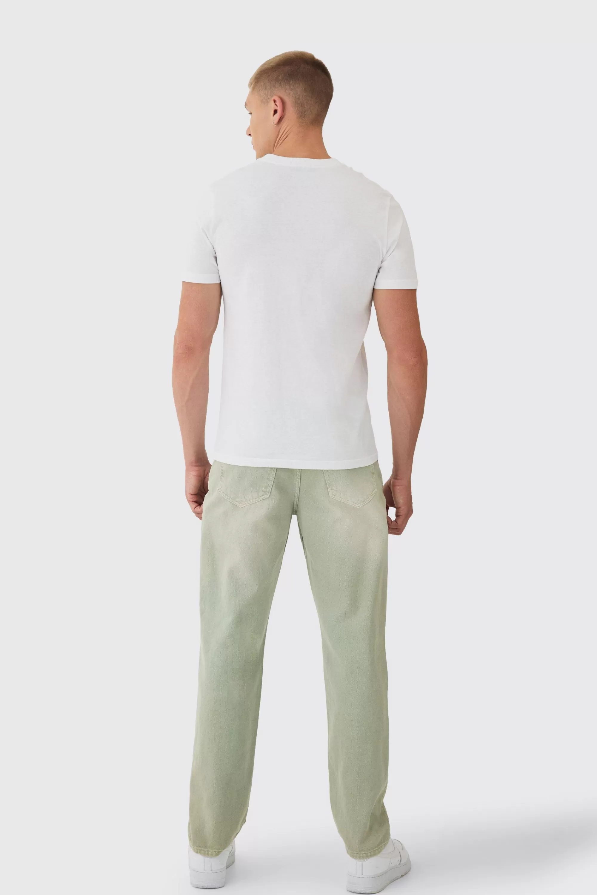 boohooMAN Slim OFCL Chest Embroidery T-Shirt | UK white Store