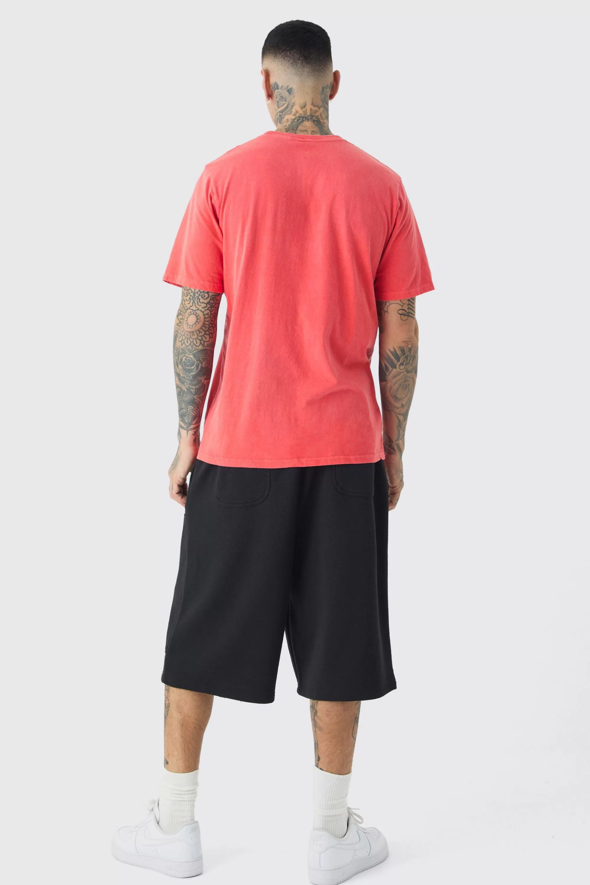 boohooMAN Tall Coca Cola License Print T-shirt In | UK red Store