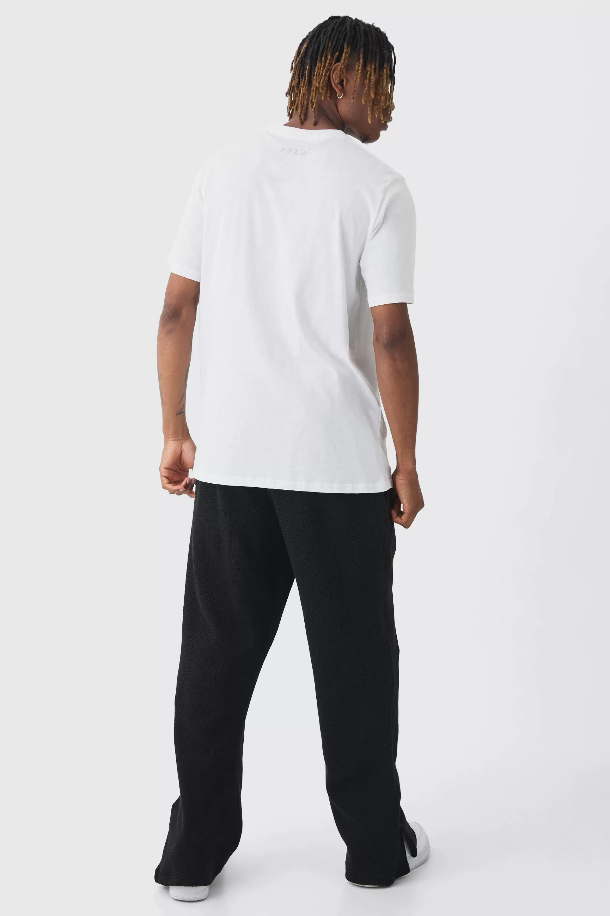 boohooMAN Tall Nasa Printed Licensed T-shirt In | UK white New