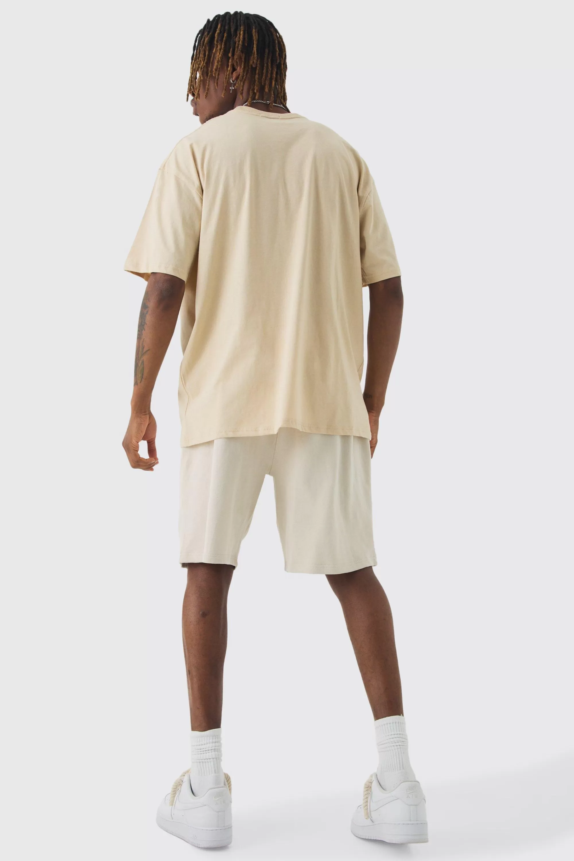 boohooMAN Tall Oversized Official Floral Print T-shirt | UK sand Shop